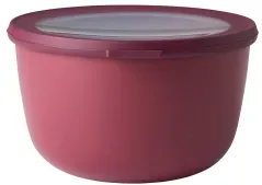 Mepal Frischhaltedose cirqula rund, 2000 ml 106214073700 , Farbe: bordeaux, Nordic berry