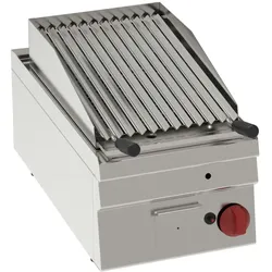 EURAST - Lavastein-gasgrill auftisch - 350x600x280 mm - 6,9 Kw - 30130311