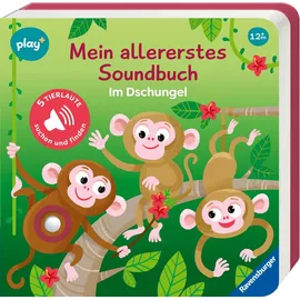 Ravensburger Play+ Mein allererstes Soundbuch Im Dschungel - ab 12 Monate
