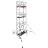 Krause 773043 FahrGerüst Aluminium Rollgerüst fahrbar Arbeitshöhe (max.): 7.50m Silber 209kg