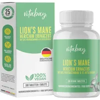 Vitabay Lions Mane 60.000mg Hericium Erinaceus hochdosiert