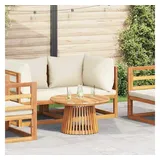 vidaXL Gartentisch Beistelltisch 70 x 70 x 40 cm Braun