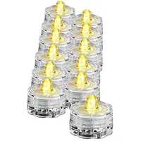 LED-Teelicht 12er warmweiss Wasserdicht Teelichter HI 55019