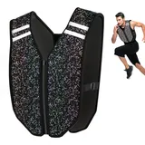 PROIRON Gewichteweste mit Reißverschluss,Wasser Abwaschbare Trainingsweste, Weighted Vest mit Sicherheits Reflexstreifen Für Tägliches Krafttraining,Nachtläufe,3 kg / 5 kg / 8 kg /10kg