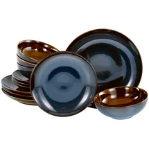 CreaTable Mallorca Tafelservice 12-tlg. blau