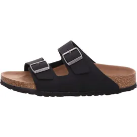 Birkenstock Arizona Vegan Birko-Flor Nubuk schmal schwarz 38