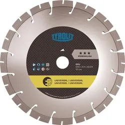 Tyrolit Diamanttrennscheibe DCU Premium D.230mm Bohr.22,23mm Bau univ.12mm