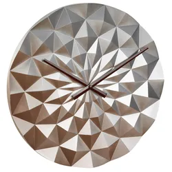 TFA Dostmann Analoge Wanduhr DIAMOND roségold-metallic, Wand, Quarzuhr, Rund, Ro
