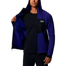 Mountain Hardwear Polartec Power Grid Reißverschlusspullover Blau L