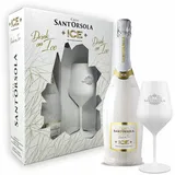 Sant'Orsola ICE Demi Sec Schaumwein Sekt 0.75l + Weinglas Geschenkbox
