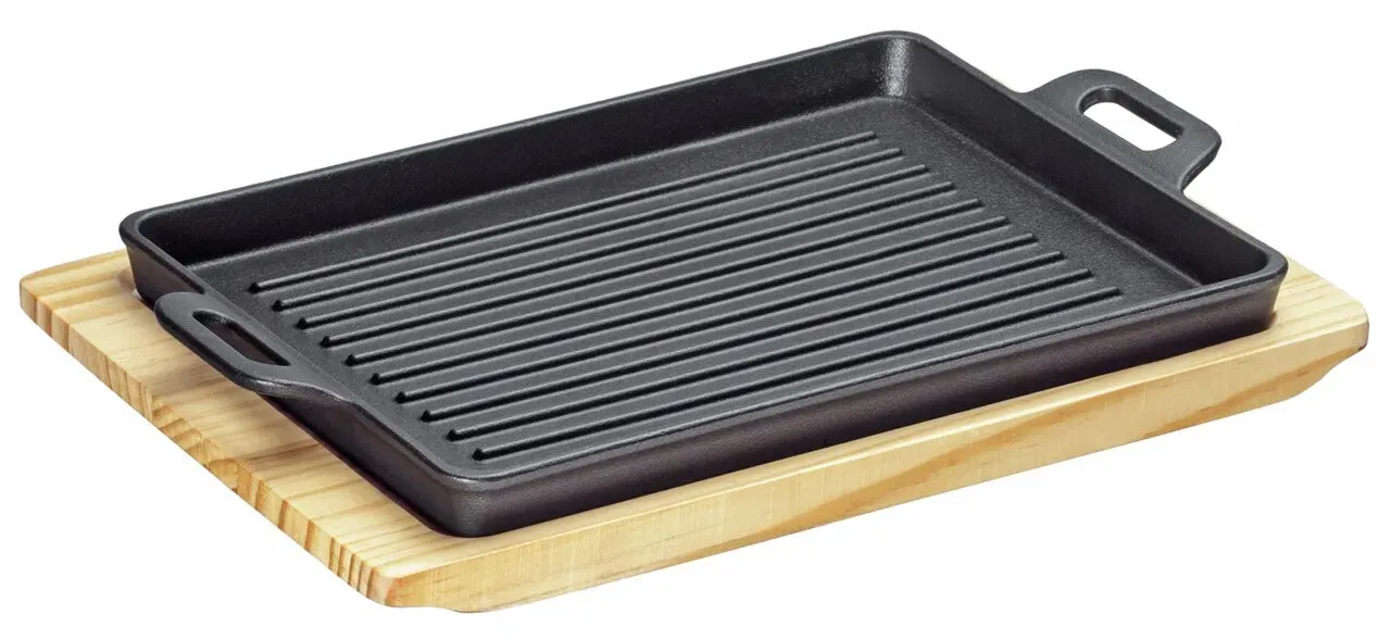 KÜCHENPROFI Grillplatte BBQ - L/B/H ca. 32.00x22.00x3.50