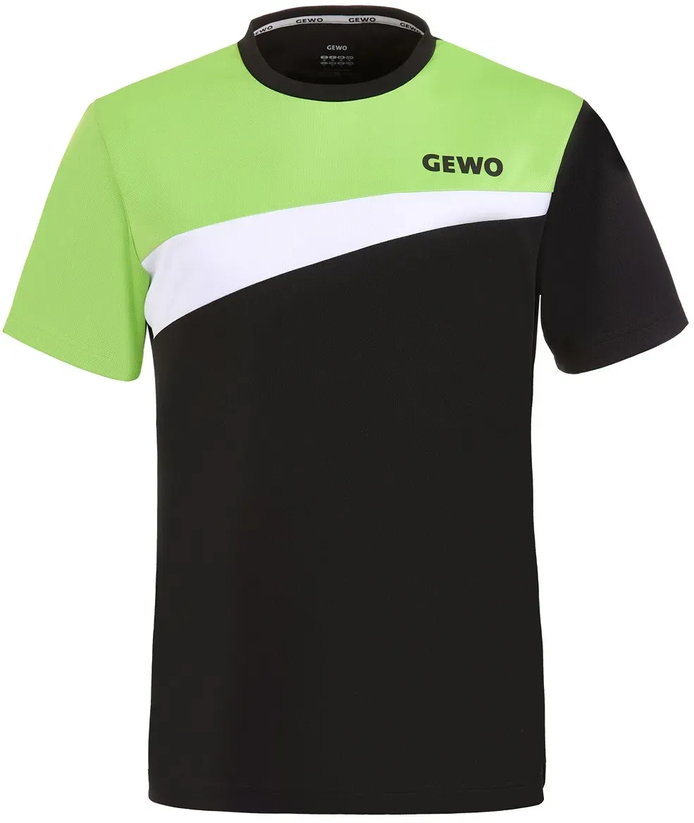 Gewo T-Shirt Fondi I schwarz/lime XS - XS
