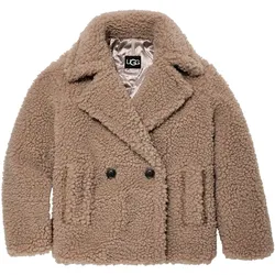 Ugg GERTRUDE SHORT TEDDY COAT braun