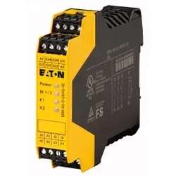 Eaton 118702 Sicherheitsrelais zur NOT-HALT-/Schutztür-Überwachung, 24VDC/AC, 3 Freigabepfade ESR5-NO-31-24VAC-DC