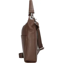 Mandarina Duck Mellow Leather Schultertasche Leder Braun