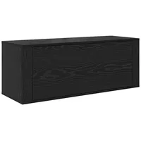 VidaXL Schuhschrank Schwarze Eiche 100 x 35 x 38