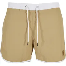 URBAN CLASSICS Retro Swimshorts Beige S