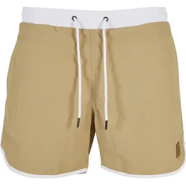 URBAN CLASSICS Retro Swimshorts Beige S