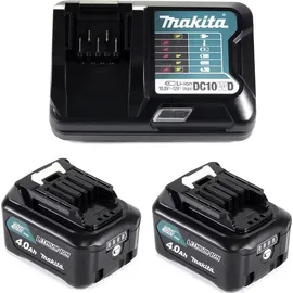Makita Power Source Kit 12 V mit 2 x 4,0 Ah Akku + Ladegerät