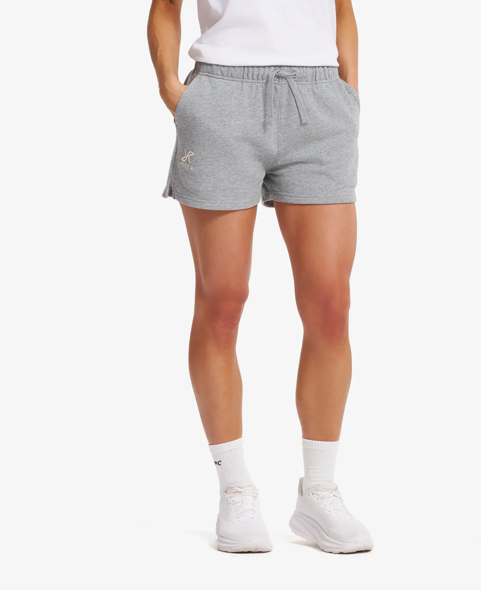 RVRC Sweat Shorts Damen Grey Melange, Größe:XL - Damen > Hosen > Shorts - Grau
