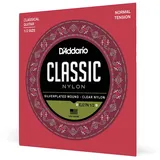D'Addario EJ27N-1/2 Classics Silver Wound/Clear Nylon