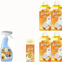 6tlg. | 4x1239ml Lenor Weichspüler Goldene Orchidee + Parfüm + Wäscheduft 236WL