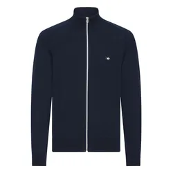 Strickjacke KRONSTADT "Trainingsjacke KSEmil", Herren, Gr. L, blau (sky captain), Obermaterial: 100% Baumwolle CO., Strickjacken Strickjacke