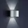 Helestra Außenwandleuchte Aluminium 10,0 cm IP54 1x LED 390 lm silbergrau
