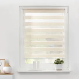 Lichtblick Duo Rollo / Doppelrollo Klemmfix 45 x 150 cm natur