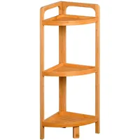 KESPER Eckregal natur Bambus, FSC 100%, Wohnzimmer, Regale, Eckregale