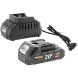PROCRAFT PTM20-1b-c Akku Vibration Fliesen Saugheber 20 V + 1x Akku 2,0 Ah + Ladegerät + Koffer