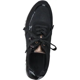 Marco Tozzi Sneaker Damen Weite E Schwarz/Bronze 38