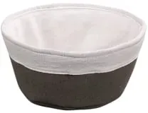 Kesper Brotkorb Baumwolle, bruchfest 19901 , 1 Brotkorb, Farbe: grau