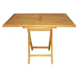 Lex Gartentisch Klapptisch 90 x 70 x 75 cm Teak