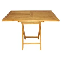 Lex Gartentisch Klapptisch 90 x 70 x 75 cm Teak