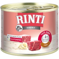 RINTI Sparpaket RINTI Sensible Rind & Reis 24x185g Dose