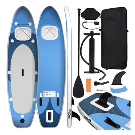 vidaXL SUP Board Set Aufblasbar 330 x 76 x 10 cm marineblau