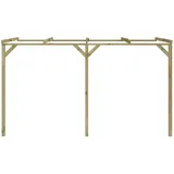 vidaXL Pergola 2 x 4 x 2,2 m braun