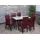 MCW Esszimmerstuhl Crotone Leder rot