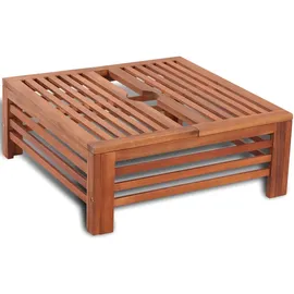 vidaXL Abdeckung Sonnenschirmständer-Verkleidung Holz Braun