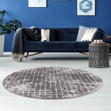 Carpet City Teppich »Noa 9328«, rund, Grau