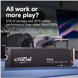 Crucial P310 1TB M.2 2280 PCIe Gen4 NVMe SSD