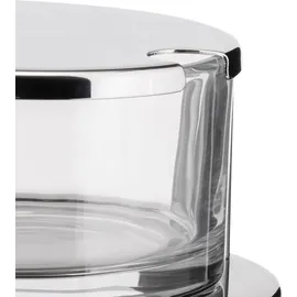 Alessi Käsedose rund silber 4,5 x 12 x 4,5 cm 0,2 l