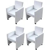 vidaXL 4 Cocktailsessel Sessel Stuhlgruppe Sitzgruppe Esszimmerstühle Stühle Stuhl