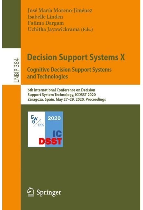 Decision Support Systems X: Cognitive Decision Support Systems And Technologies  Kartoniert (TB)
