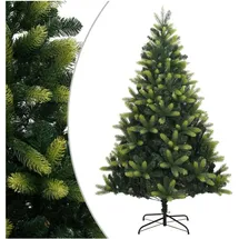 vidaXL Künstlicher Weihnachtsbaum Klappbar mit Ständer Grün 210 cm