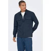 Only & Sons Hemdjacke Dunkelblau L