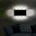 GLOBO Wandleuchte 1x LED 12W 850Lm 3000K (BxHxT 25x9x5 cm) schwarz