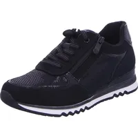 Marco Tozzi Sneaker flach Vegan Freizeit, Schwarz (Black Comb), 39 EU - 39 EU
