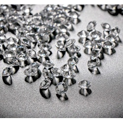 Homewit Christbaumschmuck 10000Stk Deko-Diamanten (1-tlg), 6mm Farblos Diamantkristalle Transparent Kristall Dekosteine Tischdeko Diamanten Streudeko Hochzeit Dekoration